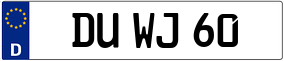 Truck License Plate